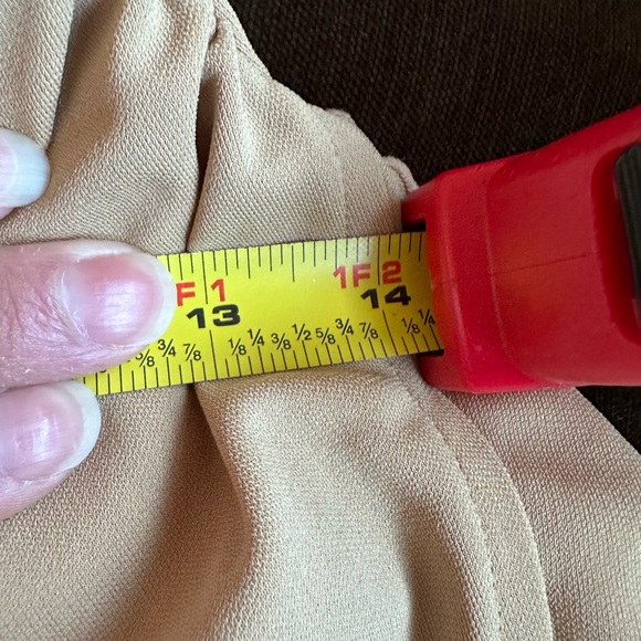 Express Golden Yellow V Neck Wrap Look, Ruffle Edges Draped Midi Dress Sz S - Picture 13 of 13